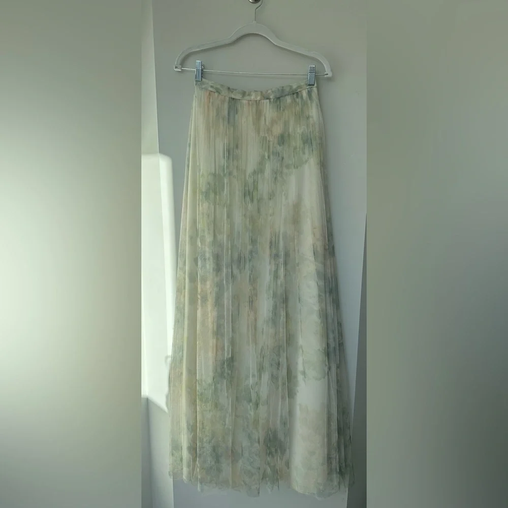 Jenny Yoo Pastel Maxi Skirt - Picture 6 of 13